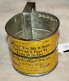 Rare Advertising Sifter-Bartlett Filling Station