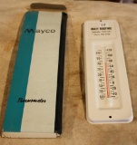 Never Used Bailey Ready-Mix Tin Thermometer