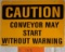 10x14 Conveyor Sign - 2 sided