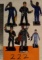 6 Lead Toy Figurines
