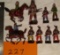 9 Toy Cowboys/Indians Lead/Pewter Figurines