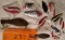 12 Old Fish Spoon Lures