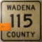 Wadena County Road Sign