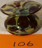 Art Glass Vase -Signed Dan Kelly