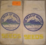 2 Anderson Seed/Feed Sacks