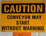 10x14 Conveyor Sign - 2 sided