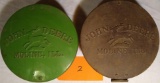 2 John Deere Pressed Steel Planter Lid