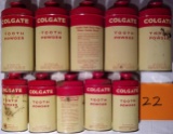 10 Colgate Tooth Powder Tins-Full