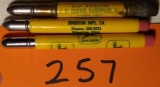3 John Deere Adv. Pencils