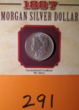 1887-P Morgan Silver Dollar