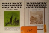 2 1938 Railway Employee Journal Magazines