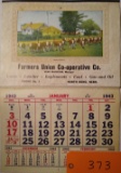 1943 Colander -Farmers Co-op