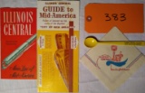 (4) 1954 Illinois Central Railroad Items