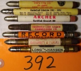 7 Bullet Pencils