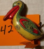 Tin Wind-up Toy Pelican