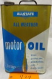 Sears Roebuck Allstate 2.5 Gal Oil Can