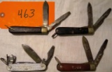 4 Military Pocket Knives