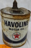 Havoline /Texaco 5 Gal Oil Can
