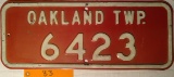 Oakland Two Sign