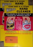 2 Whisk Hand Cleaner Cardboard Sign