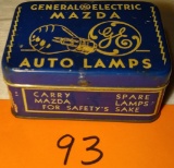 GE Mazda Auto Lamp Tin