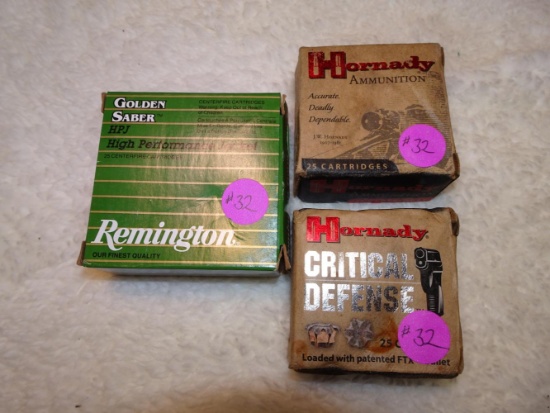 75 Rds (3 Boxes) 9mm assorted loads