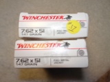 40 Rds (2 Boxes) 7.62x51 147 grain Full Metal Jacket (Winchester)