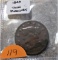 1845 Large Cent-Thin Planchet Good