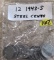 (12) 1943-S Steel Cents