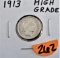 1913 High Grade Barber Dime