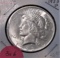 1923-D Peace Dollar AU-58