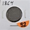 1864 2 Cent Piece