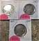 1920-P, 1923-P, 1924-P Buffalo Nickels, VF, F, VG