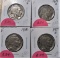 1929-D, 1929-S, 1930-P Bufffalo Nickels, all F