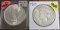 1923 BU, 1925 Peace Dollars