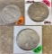 (3) 1922, 23, 23, Peace Dollars