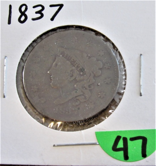 1837 Large Cent