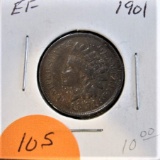 1901 Indian Head Cent-XF