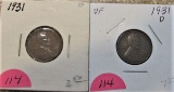 1931-P, 1931-D -Fine, Very Fine