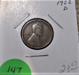 1922-D Lincoln Cent-Fine