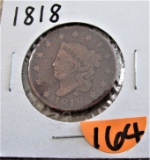 1818 Large Cent