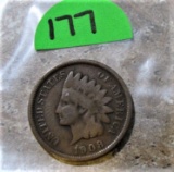 1908 Indian Head Cent