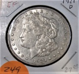 1921 D Morgan Dollar X-Fine