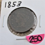 1853 Large Cents