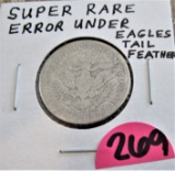 Super Rare Error Barber Quarter