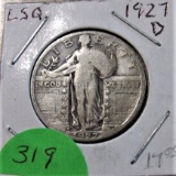 1927-D Liberty Standing Quarter VG