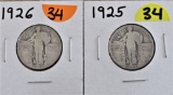 1925, 1926 Quarters