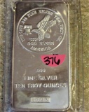 10 Troy Oz Silver Bar