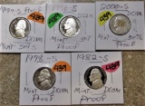 (5) Mint DCAM Proof Nickels