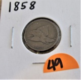 1858 Flying Eagle Cent